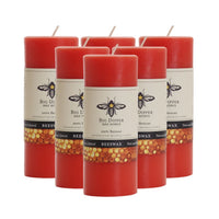 Pure Beeswax Pillar Candles