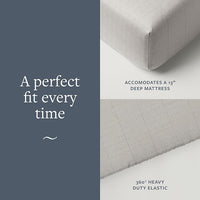 GroundLuxe Grounding Sheet Set in Beige (1 flat, 1 fitted, 2 pillowcase)
