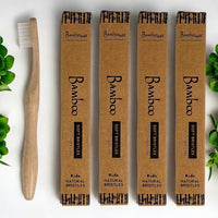 Bamboo Kids Toothbrush with Compostable Bristle