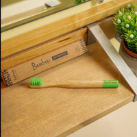 Bamboo Kids Toothbrush with Round Handle