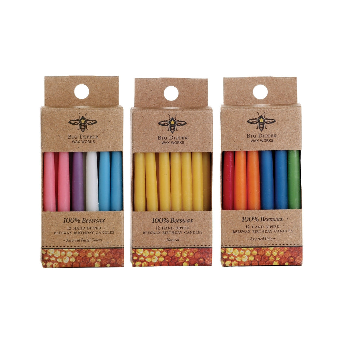 Beeswax Birthday Candles Main image