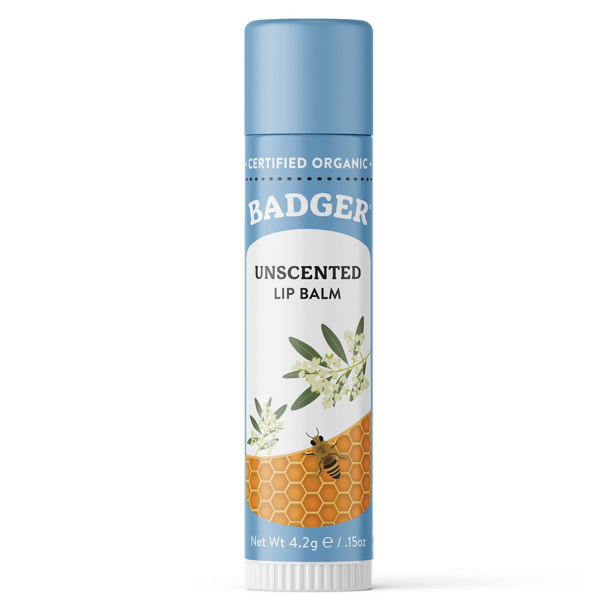 unscented organic lip balm  Main image